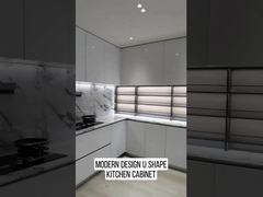 Modern design U shape kitchen cabinet