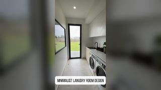 Minimalist Lanudry Room Design