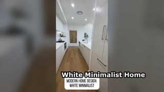 Modern home design white minimalist