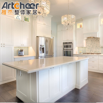Buy Contemporary Design Modular Kitchen Cabinets Complete Dark Colors Solid Wood Cabinet Sets online manufacture