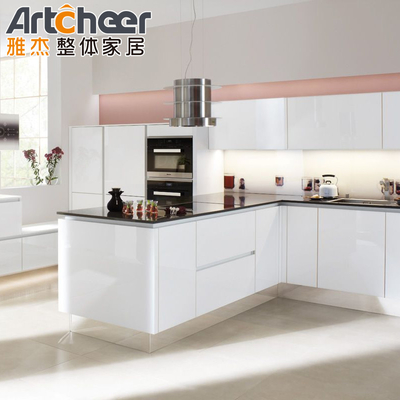Buy Luxury Small Plywood Kitchen Cabinets With Hidden Door Island Set Plywood And Function online manufacture
