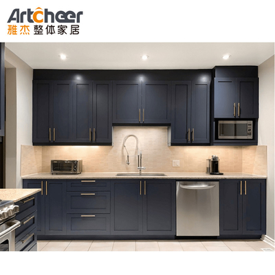 Buy Artcheer Modular/RTA Modern Kitchen Islands With Solid Timber Body And Artificial Granite Top online manufacture