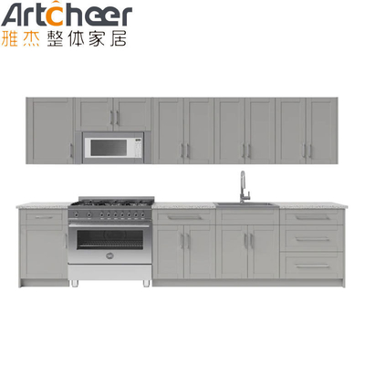 Buy Traditional German Plywood Kitchen Cabinet with Pure Acrylic Countertop at a Reasonable online manufacture