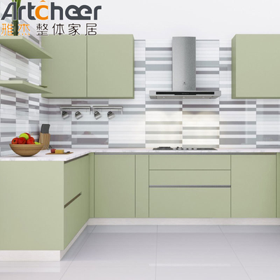 Buy Direct U Shape Kitchen Cabinet with Plywood Carcase and Lacquer Door Panel Surface Treatment online manufacture