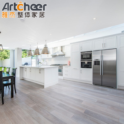 Buy Free Used Kitchen Cabinets with LED Under Cabinet Lights and Modular Storage Design online manufacture
