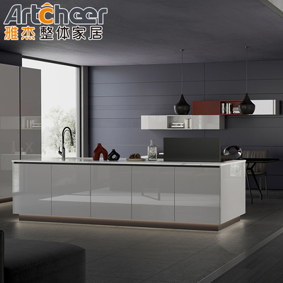 Buy Mail Packing N Modular Design Kitchen Cabinets With Soft Close Hinges Customized Color online manufacture