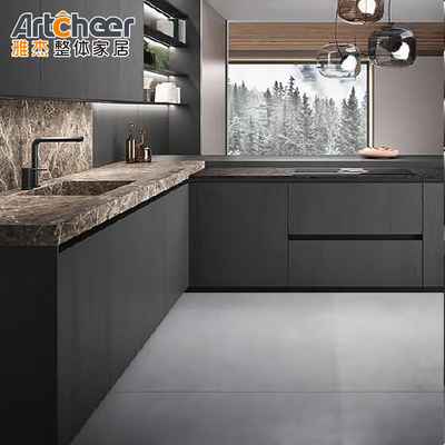 Buy RTA Kitchen Cabinet Complete Walnut European Style Luxury Black Wood Designs USA Italy online manufacture
