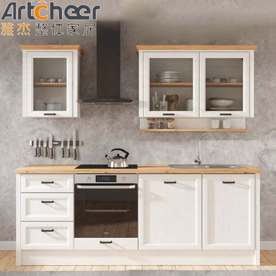 Buy Outdoor and Bedroom Kitchen Cabinets with PVC Membrane Door Panel Surface Treatment online manufacture