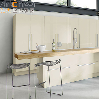 Buy Full Bullnose Countertop Edging Kitchen Cabinet Set with Built-In Pull Out Waste Bin online manufacture