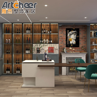Buy Customized Color Kitchen Furniture Cabinets with Solid Shaker Design and Modern Style online manufacture