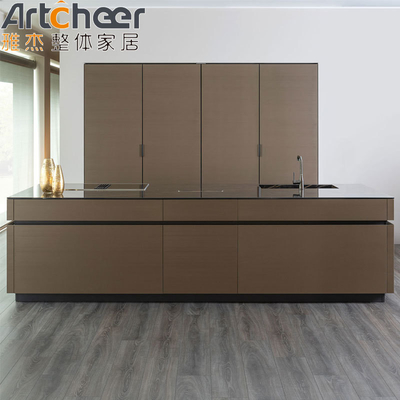 Buy Customize Size Cabinets Kitchen Furniture Modern With Plywood Carcase And Quartz Stone Table Top online manufacture