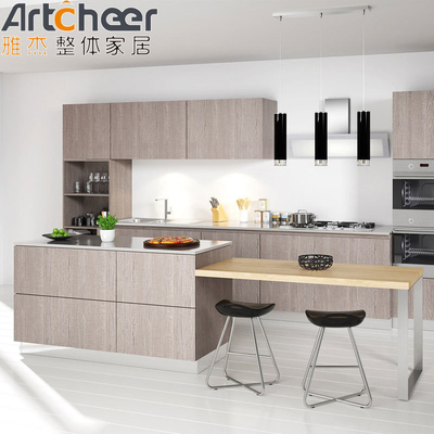Buy Modulate Open Shelf Plywood Door Material Kitchen Cabinet Furniture for Hotels Apartments online manufacture