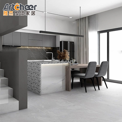 Buy High Gloss Lacquer Kitchen Cabinet with L Shape Sintered Stone Table Top Customized Color online manufacture
