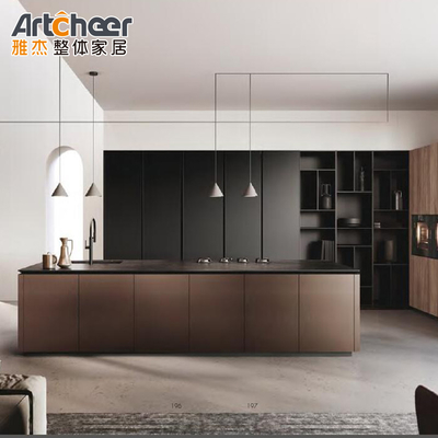 Buy Contemporary Kitchen Island Cabinet Flat Pack Design for Modern Home E1 Material Grade online manufacture