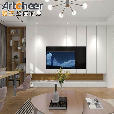 Buy Light Luxury TV Stand Cabinet with Modern Minimalist Design and E0 Grade Material online manufacture