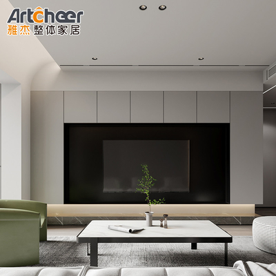 Buy Specific TV Stand Wall Mounted Design in Modern Grey Finish with E0 Material Grade online manufacture