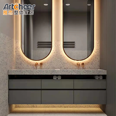 Buy Traditional Hollywood Mirror Floating Antique Bathroom Vanity With Mirror Included online manufacture