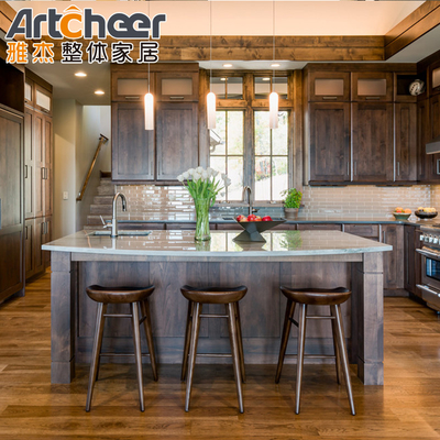 Modern Stylish Antique Wooden Kitchen Cabinet Shaker Design for Traditional Kitchens