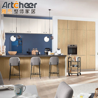 E0 Grade Wood Material Wall Hanging Kitchen Cabinet for Modern European Style Kitchen
