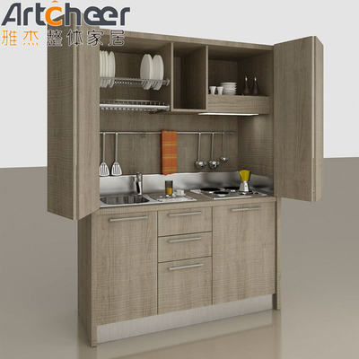 Modern Plywood Kitchen Cabinet Ready To Assemble Drawer Base Cabinets For Small Storage