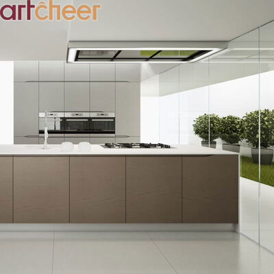 Modern Design Solid Wood L Shape Kitchen Cabinet Eco-Friendly Modular ...