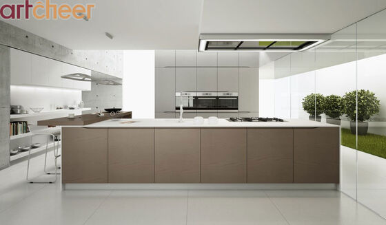 Modern Design Solid Wood L Shape Kitchen Cabinet Eco-Friendly Modular ...