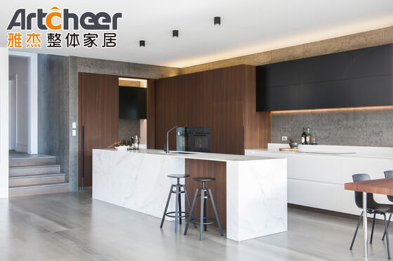 Modern Design L Shape Kitchen Cabinet with Eco-Friendly Material and 5 ...
