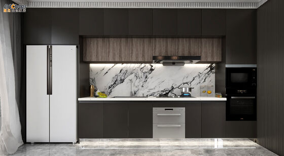 Modern Design L Shape Kitchen Island with Quartz Stone Table Top and ...